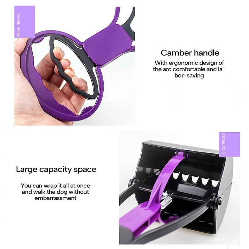 Convenient Dog Pooper Scooper Poop Picker Outdoor Puppy Waste Picker Pet Supply