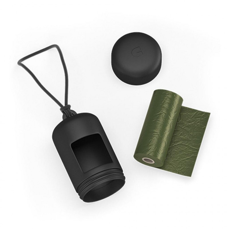 Distributeur de sacs à crottes de chien léger pour la marche, la course, la randonnée