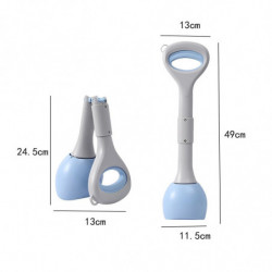 Chien Pooper Scooper Poop Picker Chien Caca-ramasser Outil Pour Parc Voyageant Pelouse Bleu 28cm