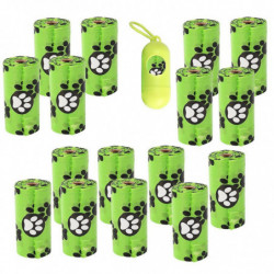 Dog Poop Bags With Dispenser Unscented Home Using 16 Rolls Dispenser
