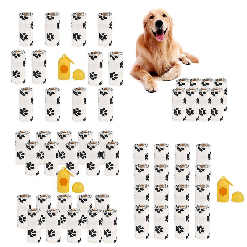 Biodegradable Dog Poo Bag Pet Poop Waste Bag With Dispenser 8roll