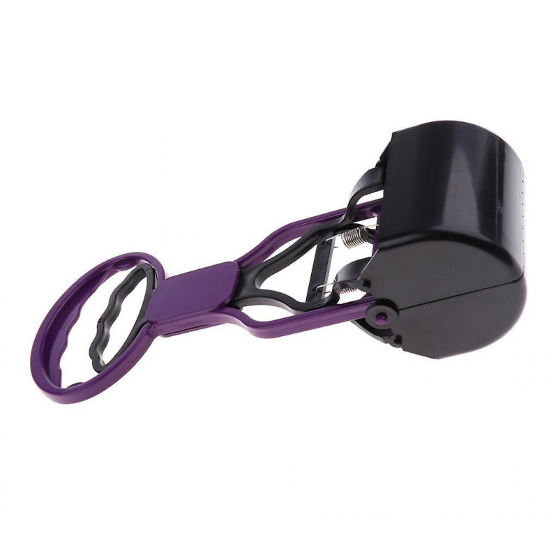 Pet Dog Cleaning Supplies Seal Pooper Scooper Dropping Picker Scooper Purple