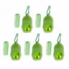 5 Pcs Dog Pooper Bags Pet Dog Poop Dispenser Box Disposable Waste Bag Blue 5 Pcs Dog Pooper Bags Pet Dog Poop Dispenser Box Disposable Waste Bag Blue