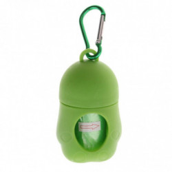 5 Pcs Dog Pooper Bags Pet Dog Poop Dispenser Box Disposable Waste Bag Blue