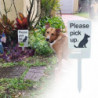 Dog Poop Sign With Bag Holder,No Pooping Dog Signs For Yard,No Pooping Dog Signs For Yard -GSLA Dog Poop Sign With Bag Holder,No Pooping Dog Signs For Yard,No Pooping Dog Signs For Yard -GSLA