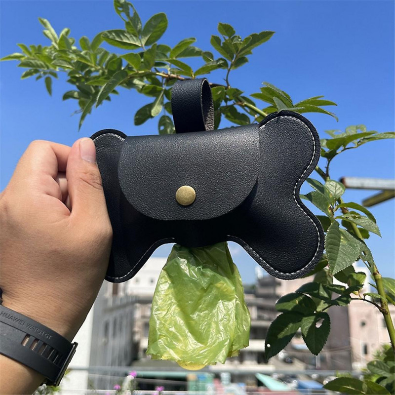 Porte-sac à déchets pour animaux de compagnie Sac à caca portable Distributeur de PU Équipement de voyage de [...]