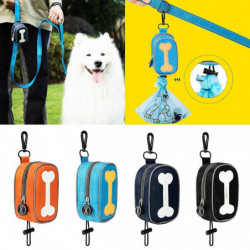 Dog Poop Bags Dispenser Bone Pattern Poop Bag Holder Pet Waste Bags Container