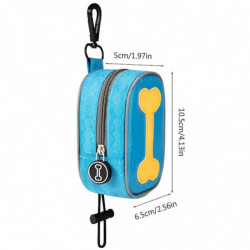 Dog Poop Bags Dispenser Bone Pattern Poop Bag Holder Pet Waste Bags Container