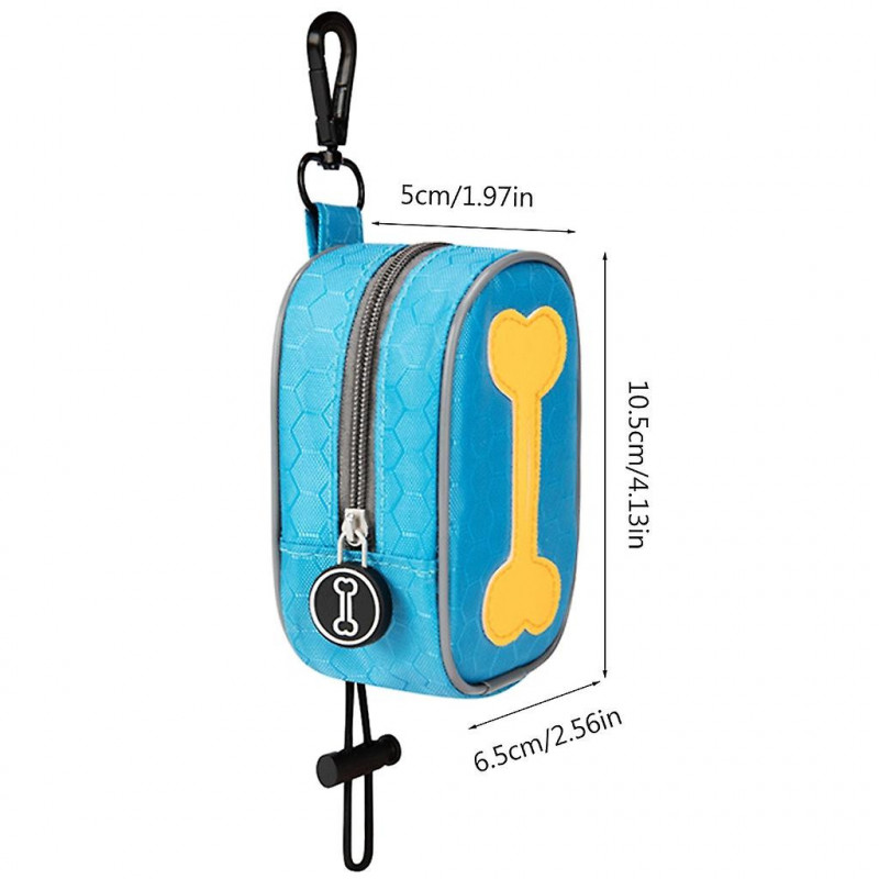 Dog Poop Bags Dispenser Bone Pattern Poop Bag Holder Pet Waste Bags Container