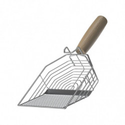 Litter Scooper Kitten Sand Scoop Shovel Lizards Kitty Cat Scoop Wood Handle