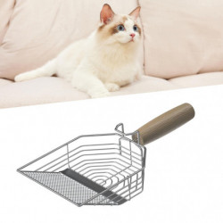 Litter Scooper Kitten Sand Scoop Shovel Lizards Kitty Cat Scoop Wood Handle