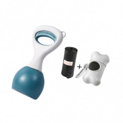 Dog Pooper Scooper Poop Picker Dog Poop Pick Up Tool For Park Traveling Lawn Green 28cm