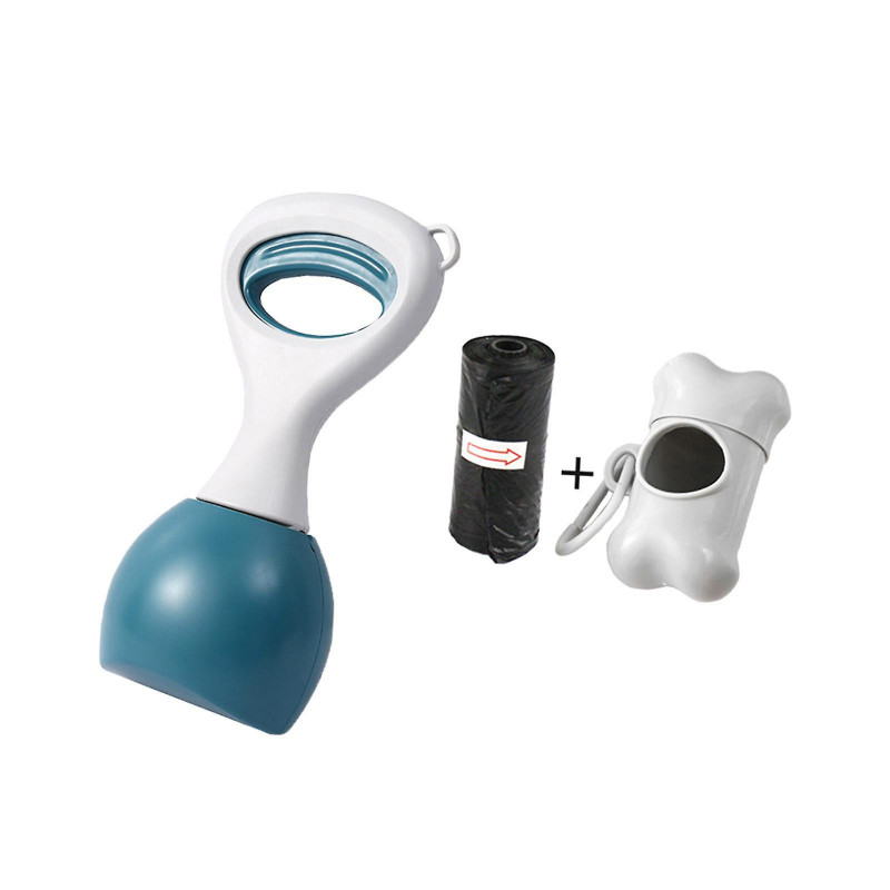 Dog Pooper Scooper Poop Picker Dog Poop Pick Up Tool For Park Traveling Lawn Green 28cm