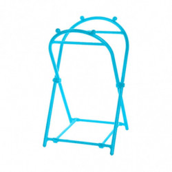 Garbage Bag Holder Frame Lightweight Gardening Leaves Trash Bag Holder Stand Blue