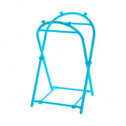 Garbage Bag Holder Frame Lightweight Gardening Leaves Trash Bag Holder Stand Blue