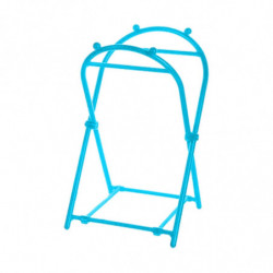 Garbage Bag Holder Frame Lightweight Gardening Leaves Trash Bag Holder Stand Blue