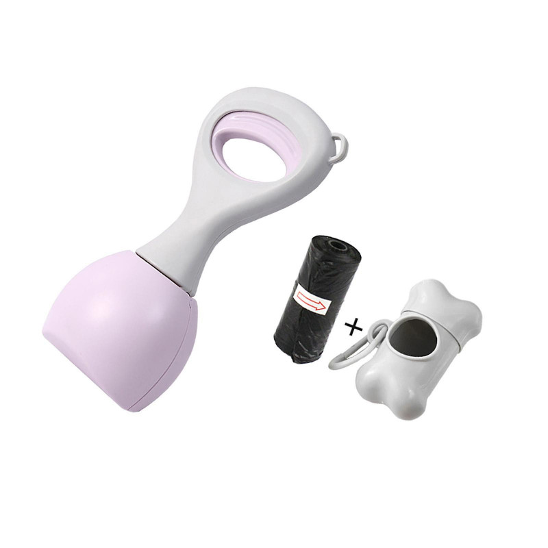 Dog Pooper Scooper Poop Picker Dog Poop Pick Up Tool For Park Traveling Lawn Purple 28cm