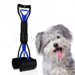 Long Handle Dog Cat Pet Pooper Scooper Poop Scoop Waste Jaw Grabber Dirt Pickup