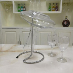 Stand de séchage de carafe Multifonction Bottle Cup Dryer Rack Stand Wine Decanter Séchoir à linge, gris -cdsx