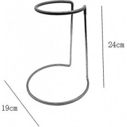Stand de séchage de carafe Multifonction Bottle Cup Dryer Rack Stand Wine Decanter Séchoir à linge, gris -cdsx