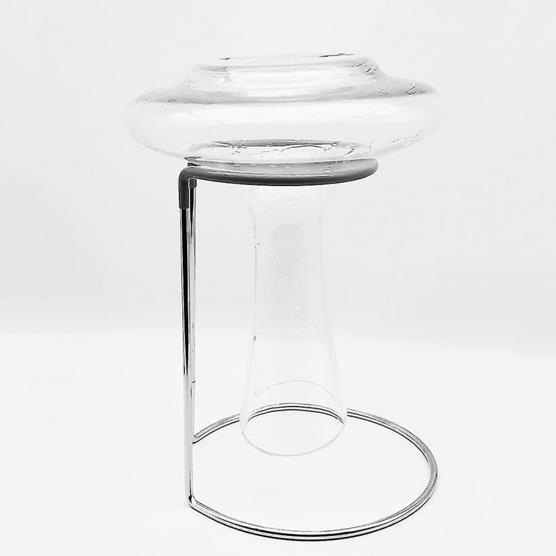 Stand de séchage de carafe Multifonction Bottle Cup Dryer Rack Stand Wine Decanter Séchoir à linge, gris -cdsx