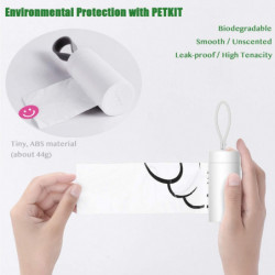 PETKIT Poop Bags Dog Waste Bags Unscented, Durable And Leak-proof (8 rouleaux, 120 sacs)