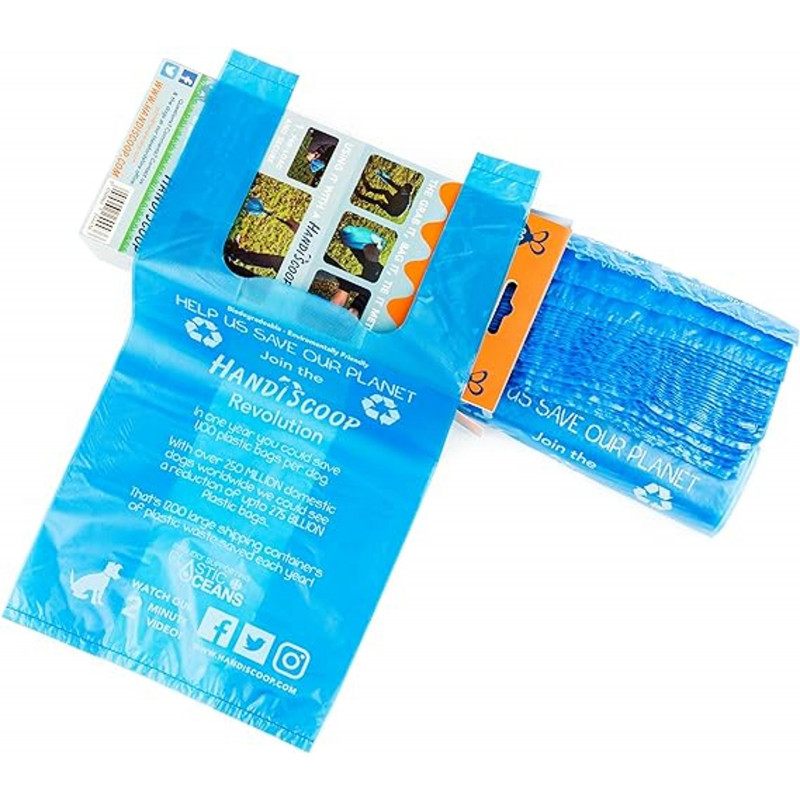 Biodegradable Scented Dog Waste Bags - Pack of 80 Large and Durable Bags