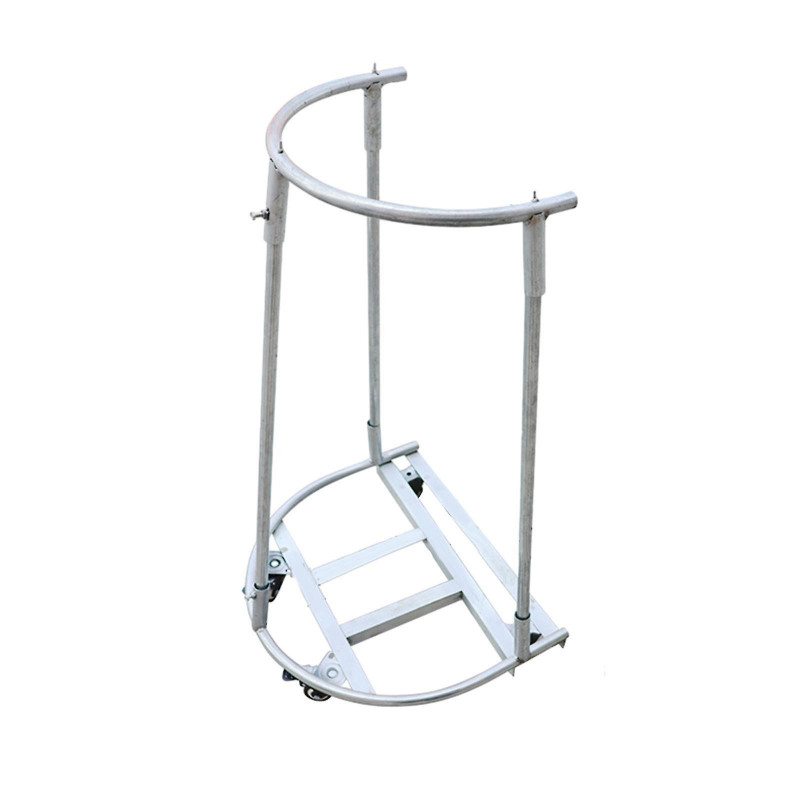 Trash Bag Holder Load Bearing Metal Support Stand For Garden Picnic Barbecue Thimble And Wheel
