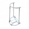 Trash Bag Holder Load Bearing Metal Support Stand For Garden Picnic Barbecue Thimble And Wheel