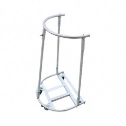 Trash Bag Holder Load Bearing Metal Support Stand For Garden Picnic Barbecue Thimble And Wheel