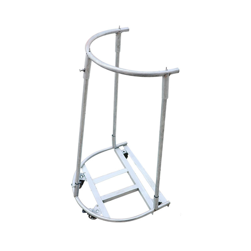 Trash Bag Holder Load Bearing Metal Support Stand For Garden Picnic Barbecue Thimble And Wheel