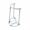 Trash Bag Holder Load Bearing Metal Support Stand For Garden Picnic Barbecue Thimble And Wheel