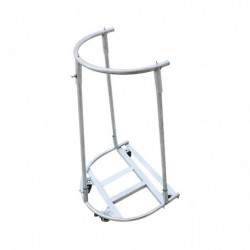 Trash Bag Holder Load Bearing Metal Support Stand For Garden Picnic Barbecue Thimble And Wheel