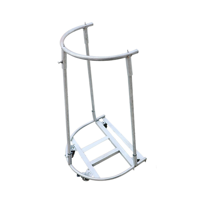 Trash Bag Holder Load Bearing Metal Support Stand For Garden Picnic Barbecue Thimble And Wheel
