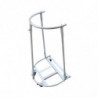 Trash Bag Holder Load Bearing Metal Support Stand For Garden Picnic Barbecue Thimble And Wheel