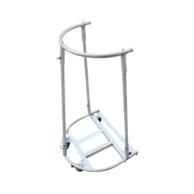 Trash Bag Holder Load Bearing Metal Support Stand For Garden Picnic Barbecue Thimble And Wheel
