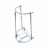 Trash Bag Holder Load Bearing Metal Support Stand For Garden Picnic Barbecue Thimble And Wheel