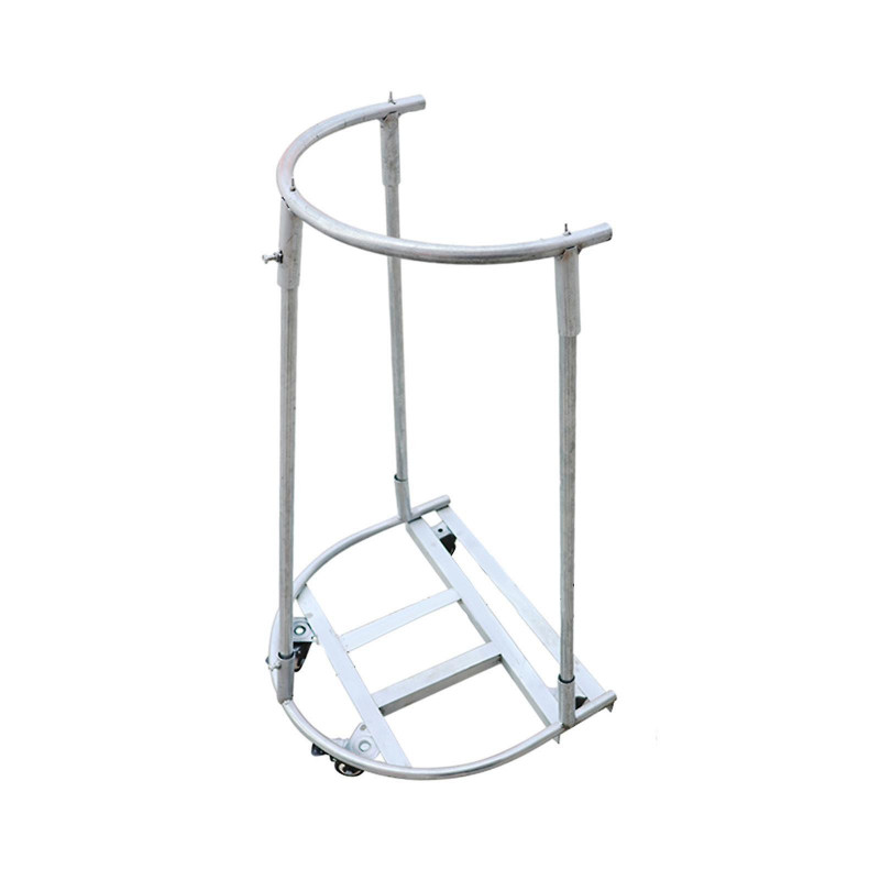 Trash Bag Holder Load Bearing Metal Support Stand For Garden Picnic Barbecue Thimble And Wheel