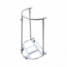 Trash Bag Holder Load Bearing Metal Support Stand For Garden Picnic Barbecue Thimble And Wheel