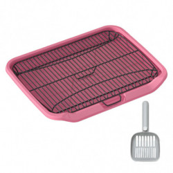 Pet Dog Toilet Outdoor Pet Accessories Cleaning Tool Portable Trainer Corner Pink