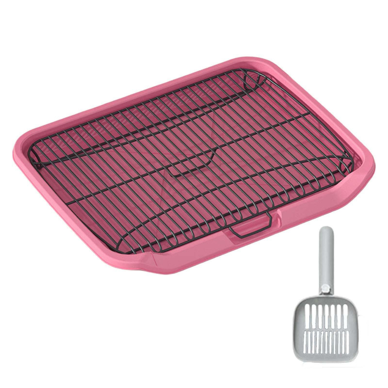 Pet Dog Toilet Outdoor Pet Accessories Cleaning Tool Portable Trainer Corner Pink