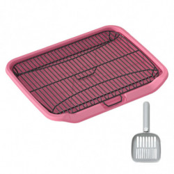Pet Dog Toilet Outdoor Pet Accessories Cleaning Tool Portable Trainer Corner Pink