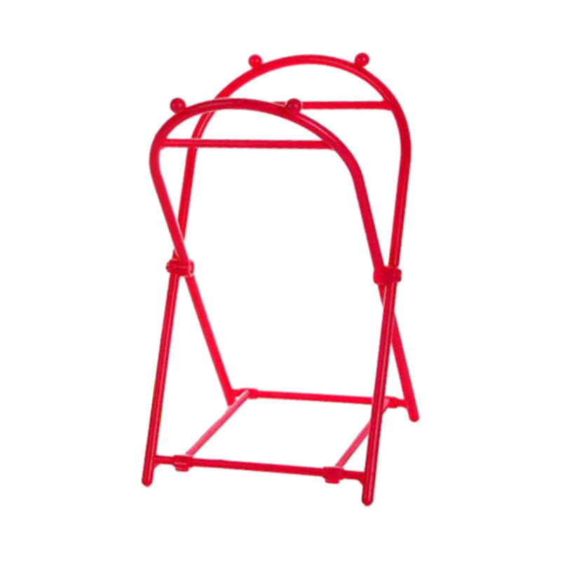 Garbage Bag Holder Frame Lightweight Gardening Leaves Trash Bag Holder Stand Pink