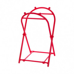 Garbage Bag Holder Frame Lightweight Gardening Leaves Trash Bag Holder Stand Pink