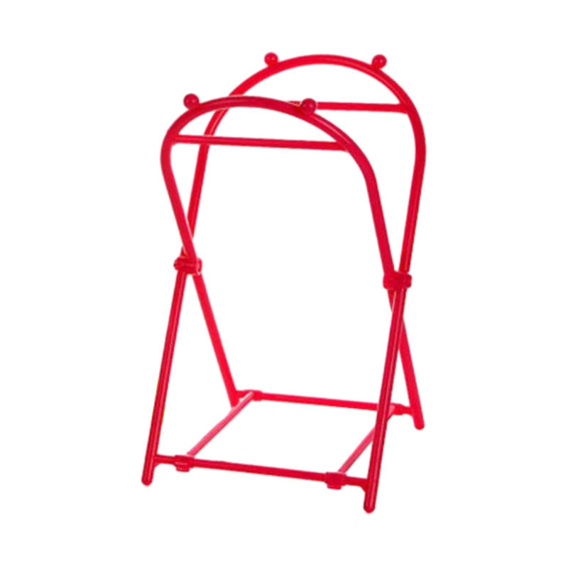 Garbage Bag Holder Frame Lightweight Gardening Leaves Trash Bag Holder Stand Pink