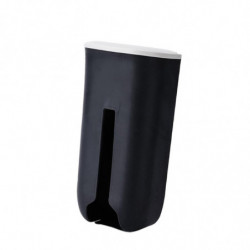 Panties Storage Box Trash Bag Dispenser Versatile With Open Cover Punch Free Black