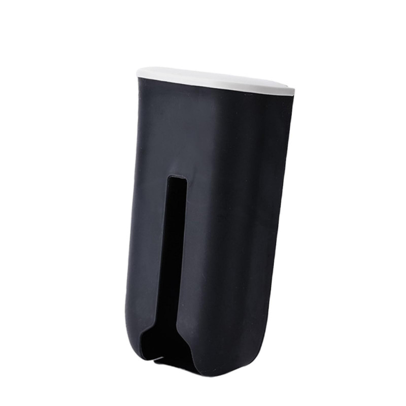 Panties Storage Box Trash Bag Dispenser Versatile With Open Cover Punch Free Black