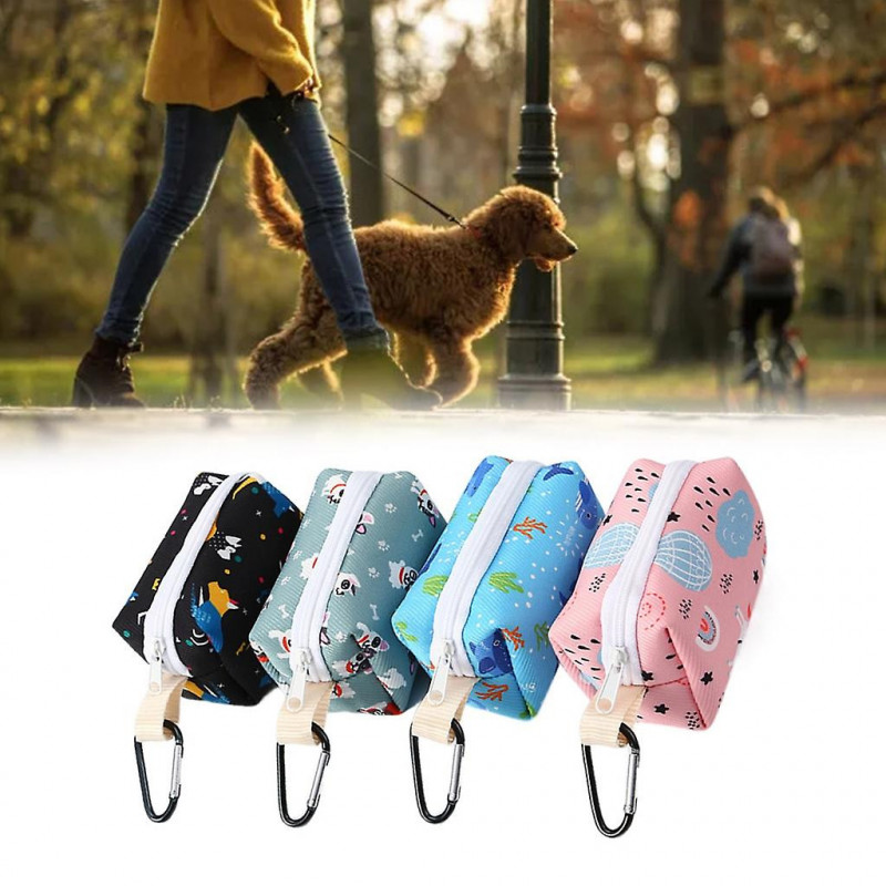Dog Pickup Bags Dog Poop Waste Bag Holder Portable Bag Dispenser for Outdoor Dog Pickup Bags Dog Poop Waste Bag Holder Portable Bag Dispenser for Outdoor