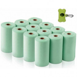 100% Biodegradable Dog Poop Bag Dog Poop Bag Dog Poop Bag With 1 Dispensers Poop