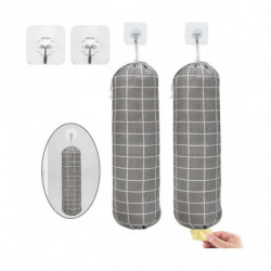 Plastic Bag Holder, Grocery Bags Holders, Wall Mount Garbage Plastic Bag Organizer, Shopping Bag St